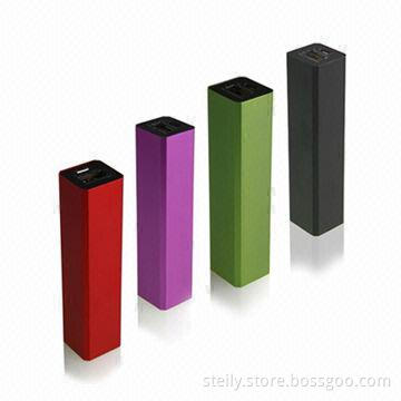 2,600mAh Emergency Mobile Phone Charger for iPhone/Smart Device, CE, FCC and RoHS Safety Marks